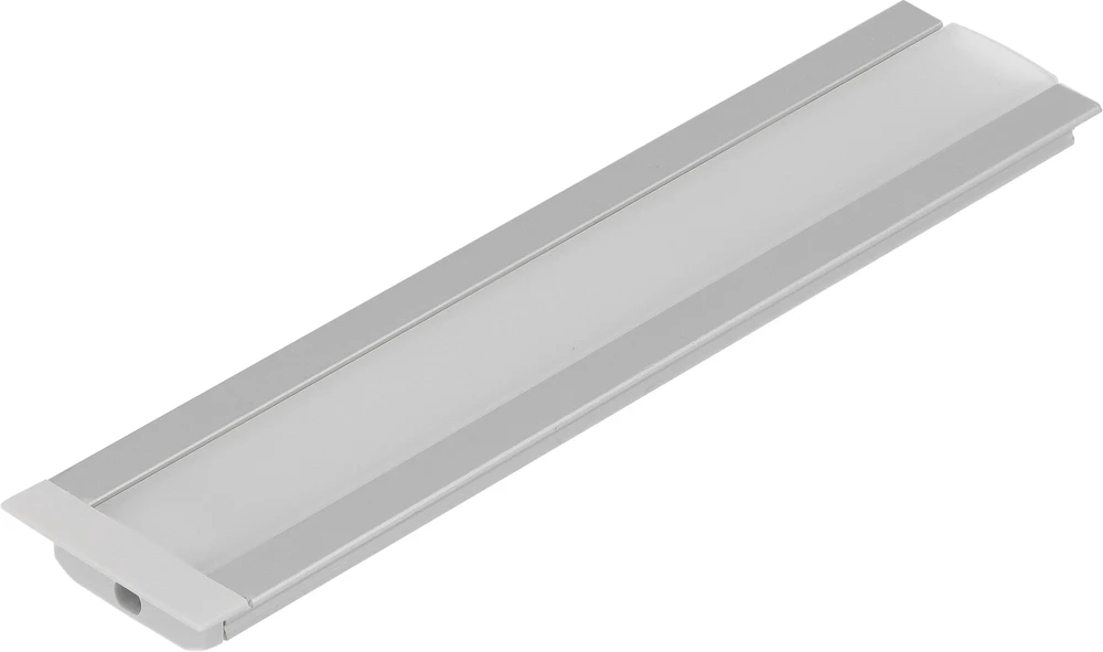 LED juostos profilis GROOVE10 BC/UX, anoduotas aliuminis, 2m