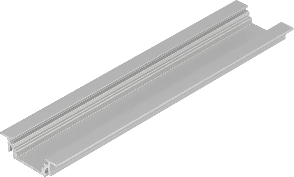 LED juostos profilis GROOVE10 BC/UX, anoduotas aliuminis, 2m