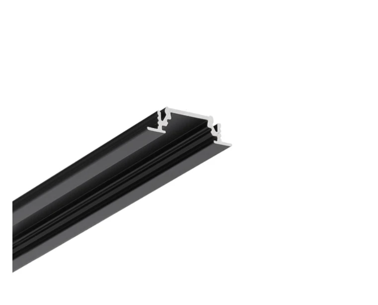 LED juostos profilis GROOVE10, juodai anoduotas, 3m