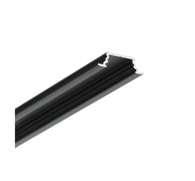 LED juostos profilis GROOVE10.V2 A1C/U, juodas, 2m