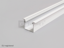 LED juostos profilis LINEA-IN20 EF/U7, baltas, 2m