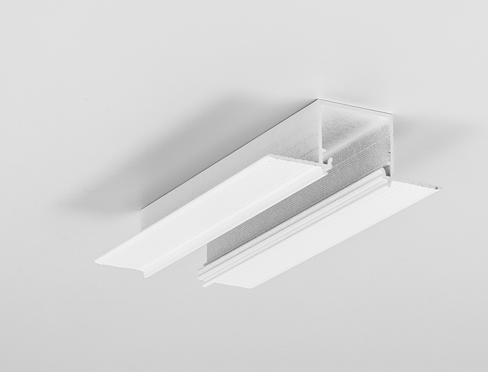 LED juostos profilis LINEA-IN20 TRIMLESS EF, baltas, 4m