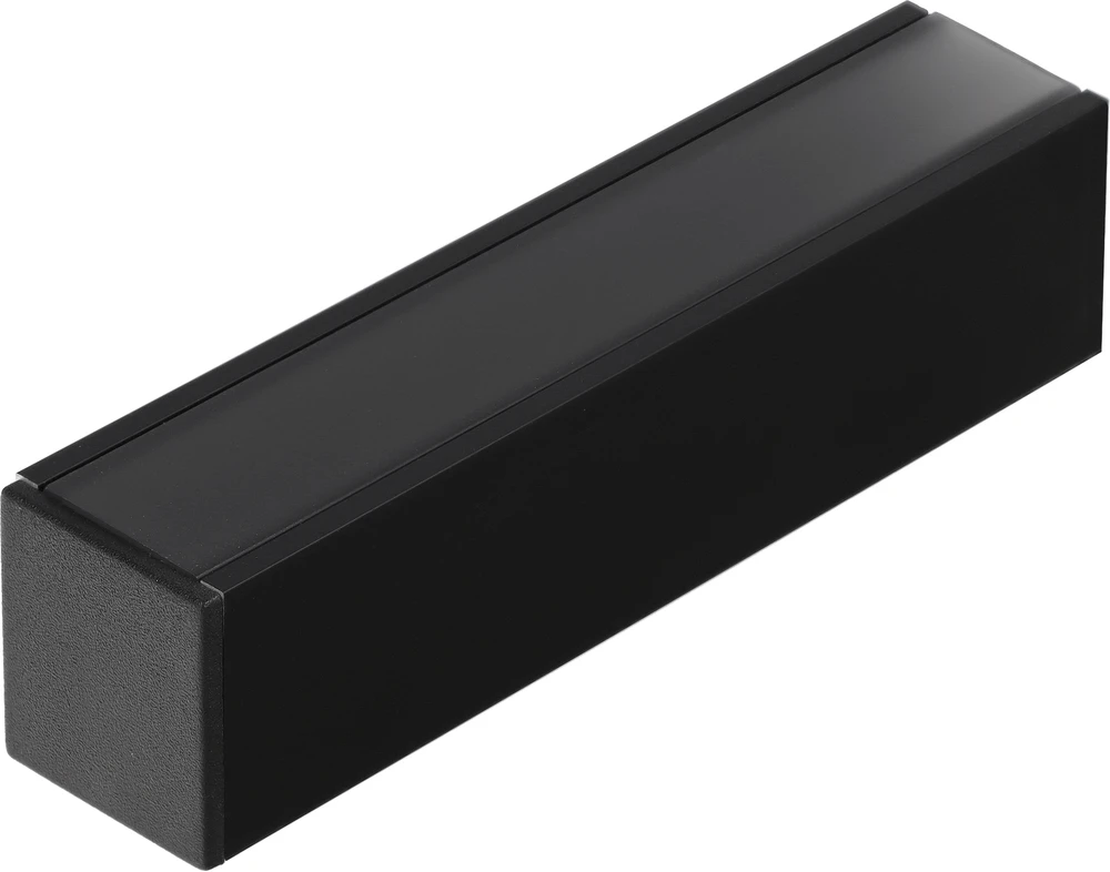 LED juostos profilis LINEA20 EF/TY, juodas, 2m