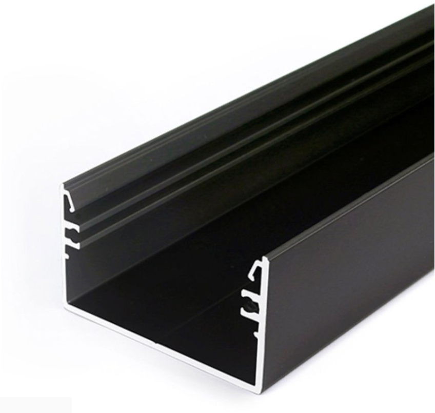 LED juostos profilis LOWI, juodai anoduotas, 3m