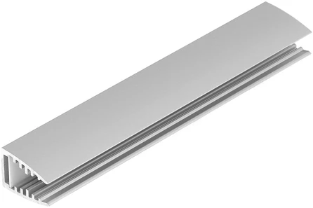 LED juostos profilis MIKRO10, anoduotas aliuminis, 2m, su plokštele LED juostos montavimui
