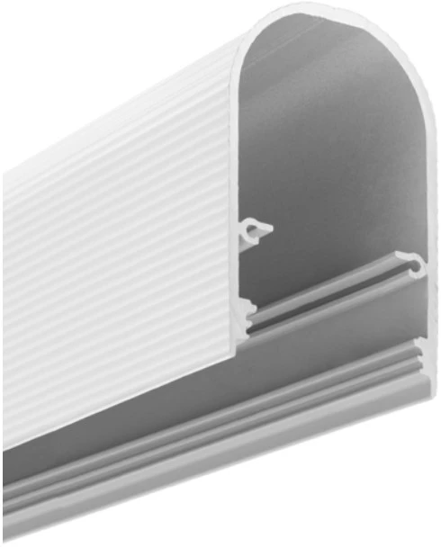 LED juostos profilis NAMI23 CD-9, baltas, 2m