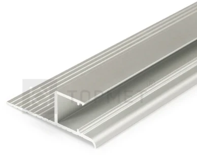 LED juostos profilis OMNI10 AC2, anoduotas aliuminis, 2m