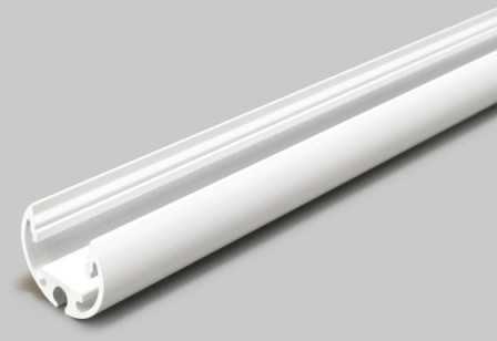 LED juostos profilis PEN12 CJ, baltas, 2m