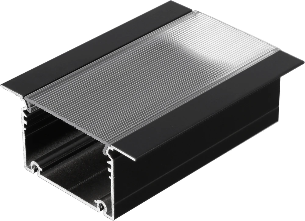 LED juostos profilis PHIL, juodas, 2m