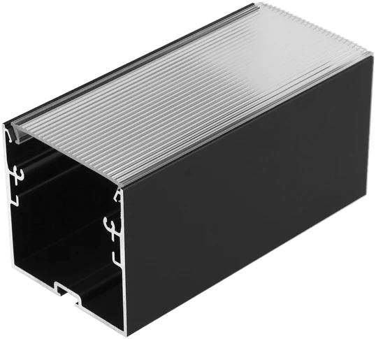 LED juostos profilis PHIL.V2, juodas, 2m