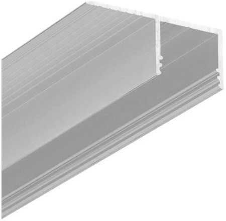 LED juostos profilis PLANE14 SIDE, neanoduoto aliuminio sp., 2m