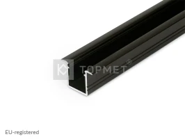 LED juostos profilis SMART-IN10 AC2/Z, juodas, 2m