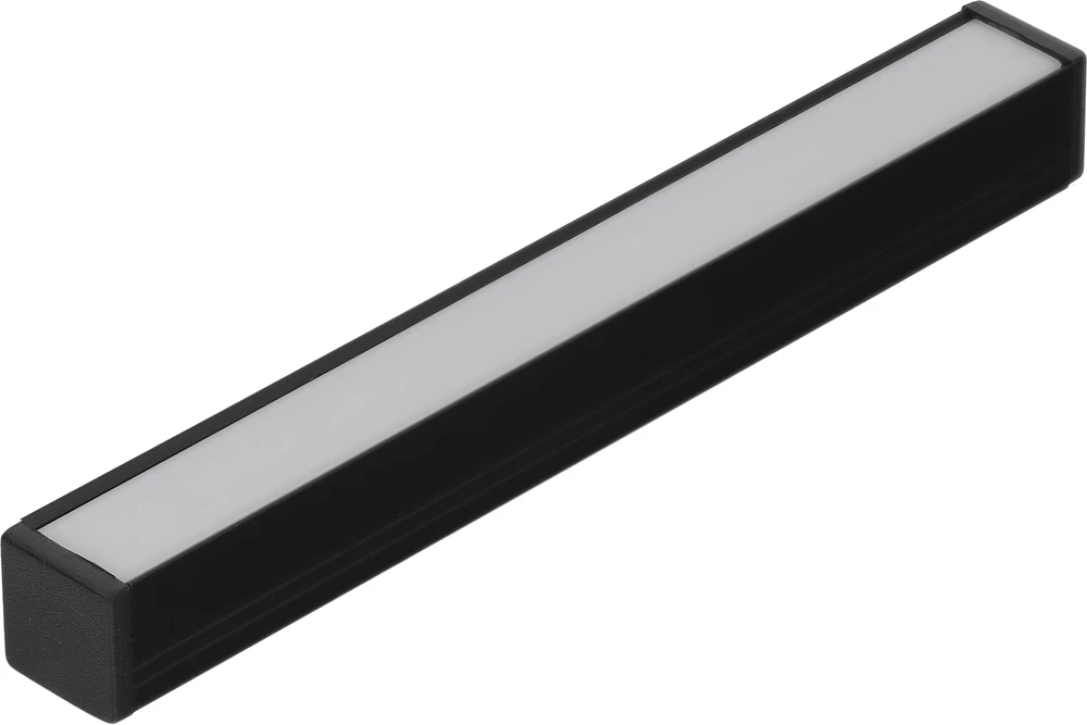 LED juostos profilis SMART10 AC2/Z, juodas, 2m