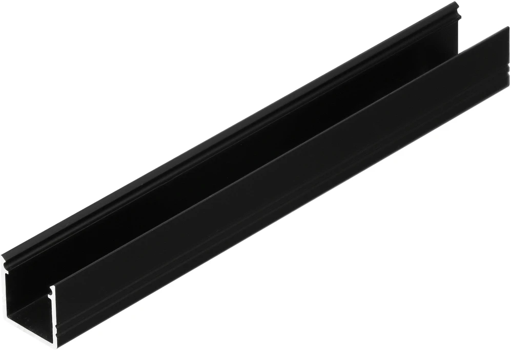 LED juostos profilis SMART10 AC2/Z, juodas, 2m