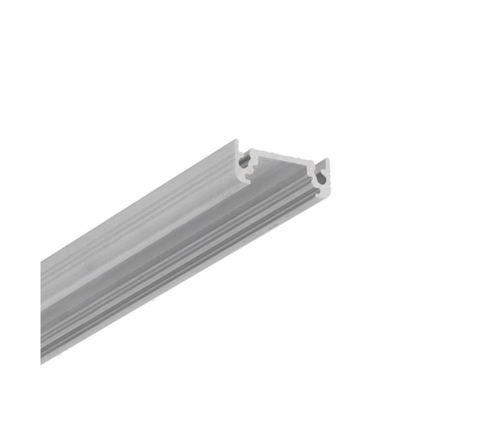 LED juostos profilis SURFACE10 BC/UX, neanoduotas aliuminis, 2m