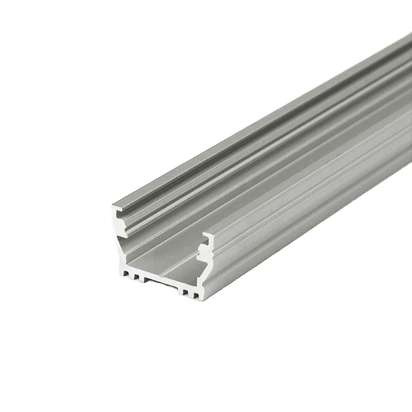 LED juostos profilis UNI12 BCD/U, anoduotas aliuminis, 2m