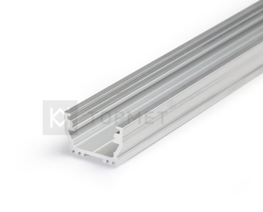 LED juostos profilis UNI12, neanoduotas aliuminis, 3m