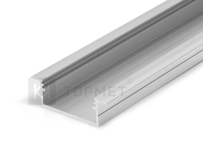 LED juostos profilis VARIO30-06 ACDE-9/U9, neanoduotas aliuminis, 2m