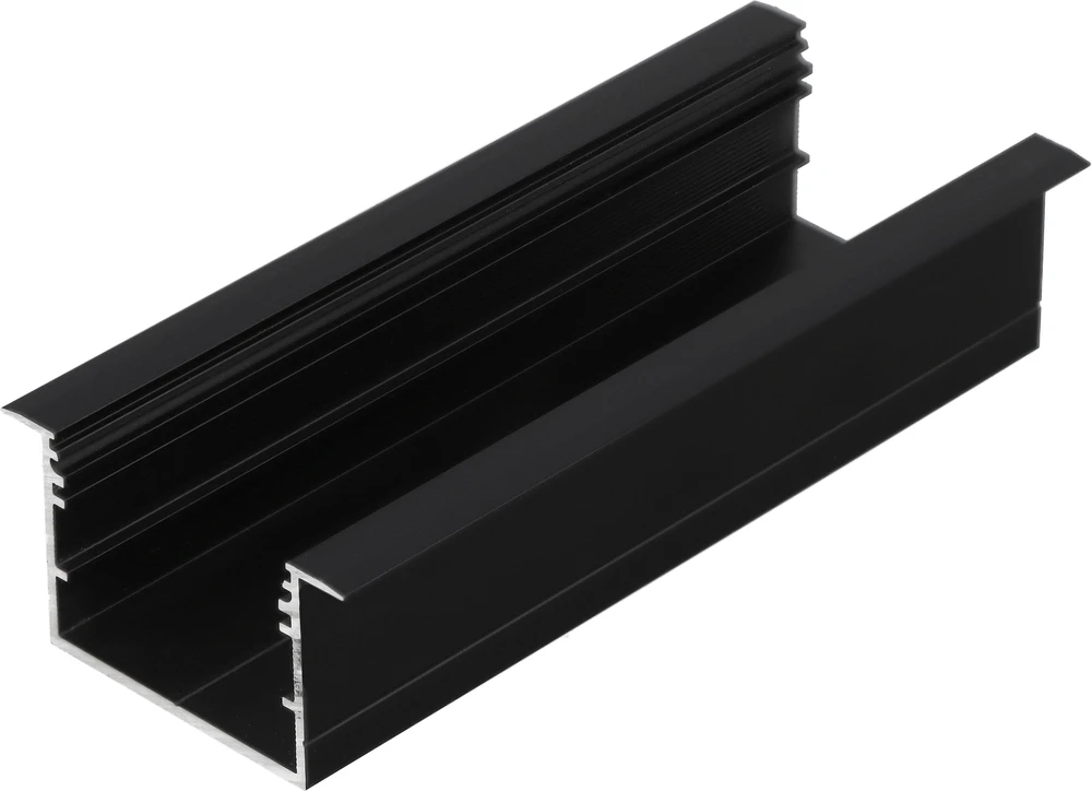 LED juostos profilis VARIO30-07 ACDE-9/U9, juodas, 2m