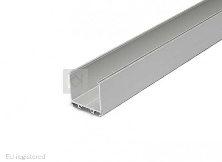 LED juostos profilis VARIO30-08, skirtas maitinimo šaltiniui uždengti, anoduotas, 2m