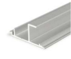 LED juostos profilis WAY10 C, anoduotas aliuminis, 2m