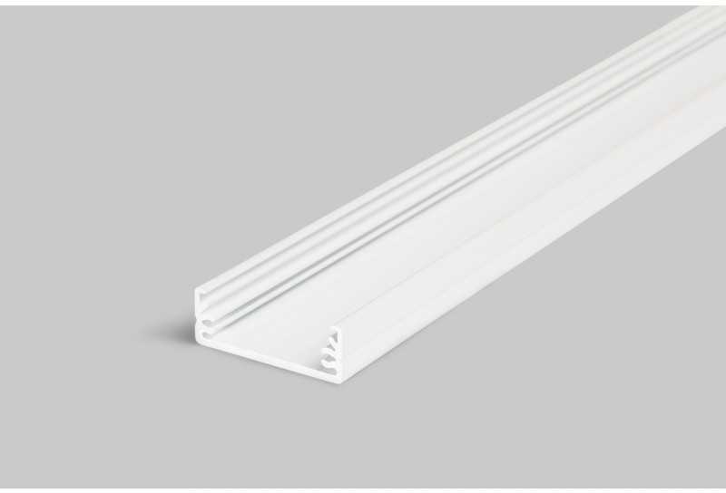 LED juostos profilis WIDE24 G/W, baltas, 2m