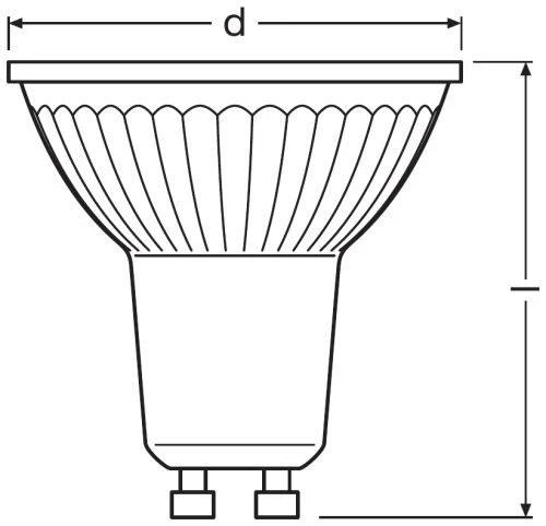 Ledvance LED lemputė PARATHOM© PRO PAR16 35 36° 3.7 W/3000K GU10