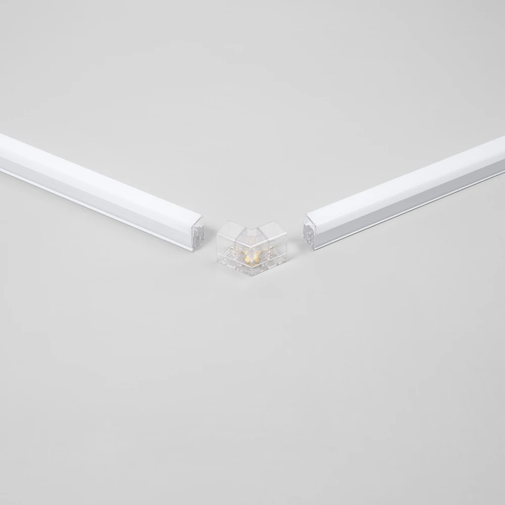 LED linijinio šviestuvo kampinis sujungimas SHAPE, baltas