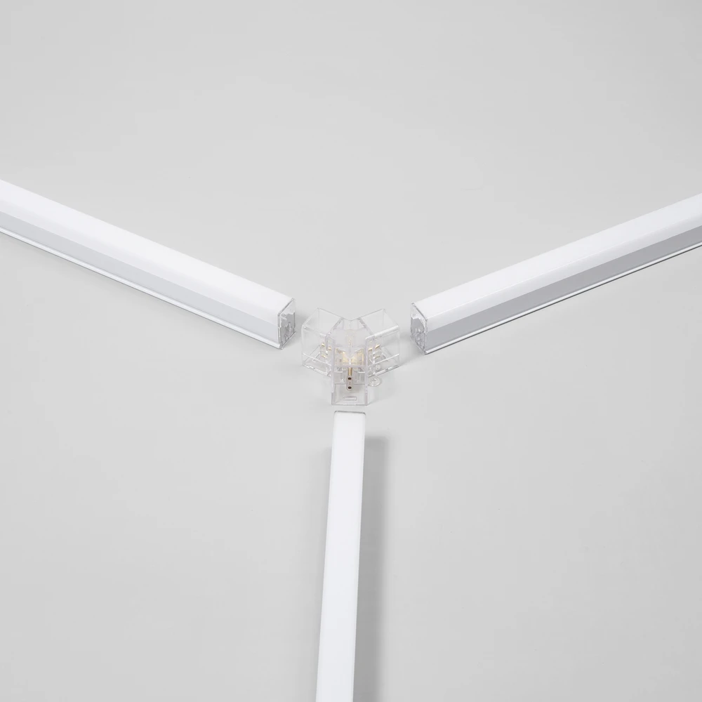 LED linijinio šviestuvo kampinis sujungimas SHAPE, baltas