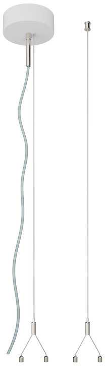 LED linijinio šviestuvo LINEAR INDIVILED pakabinimo rinkinys, baltas
