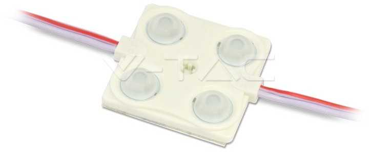 V-tac LED Modulis 1.44W, 4SMD, IP68, SMD2835, mėlyna šviesos spalva