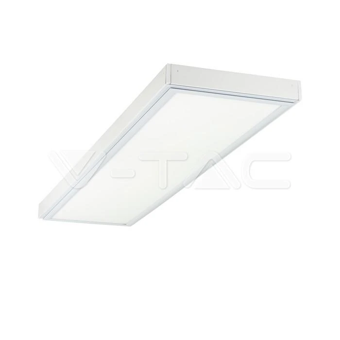 V-tac LED panelės išorinio montavimo rėmelis, 120x30cm, baltas