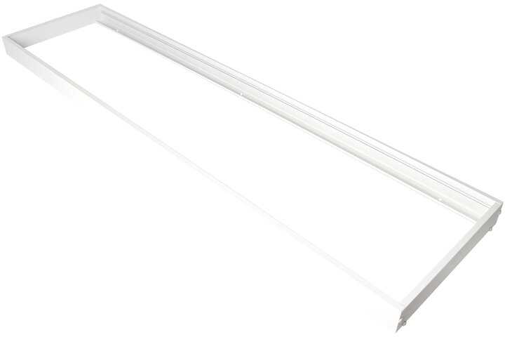 LED panelės LOUVER paviršinio montavimo rinkinys, 120x30cm, baltas