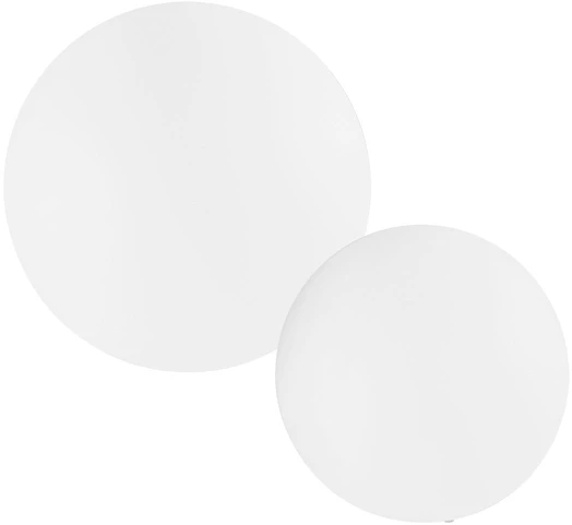 LED pastatomas lauko šviestuvas su saulės baterija GECO, baltas, RGB, IP65, 40cm