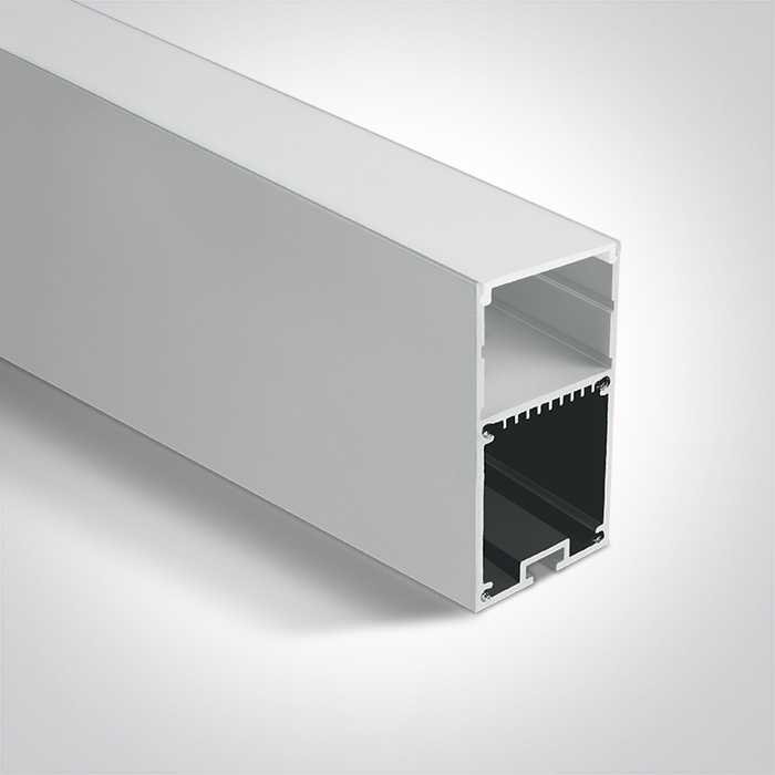 LED paviršinis profilis, baltas, 2m, 7910/W