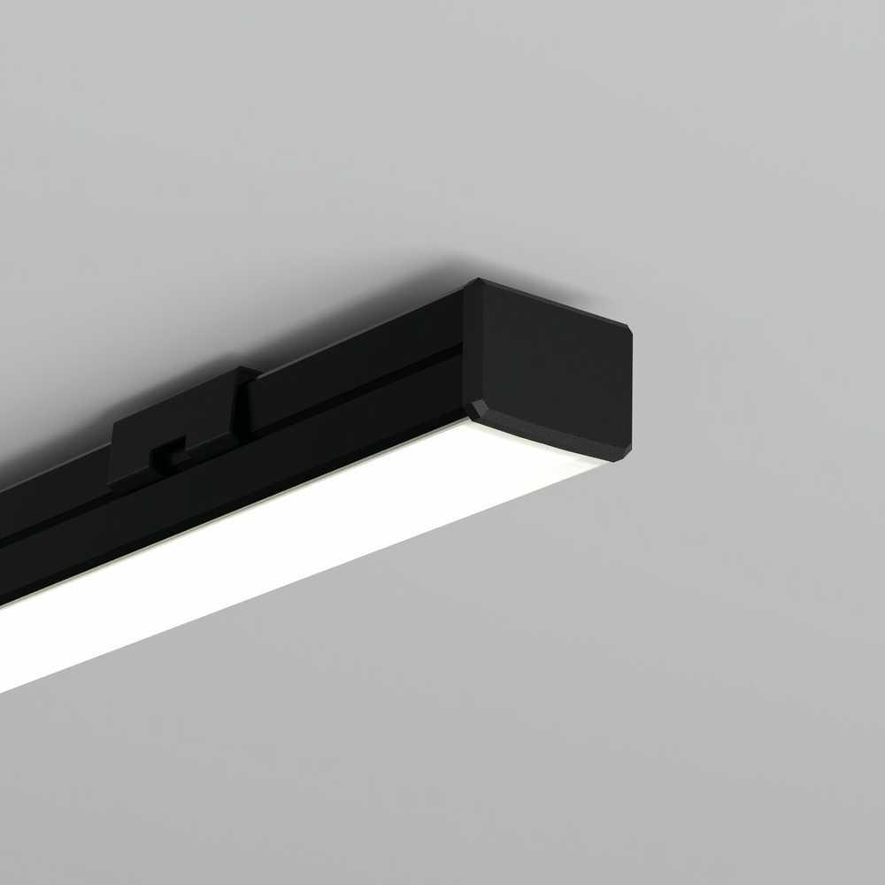 LED paviršinis profilis SILER, juodas, 2m
