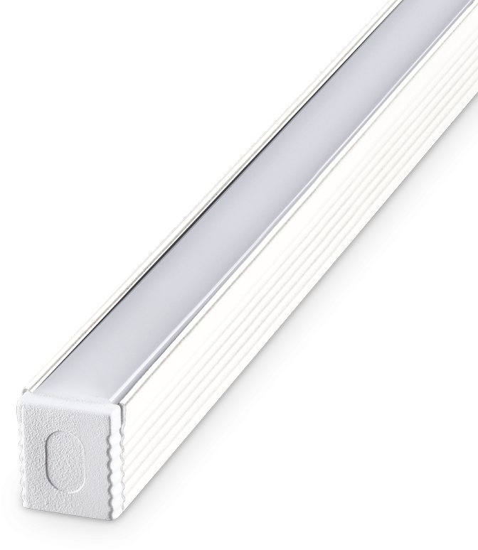 LED paviršinis profilis SLOT, baltas, 2m, 346243