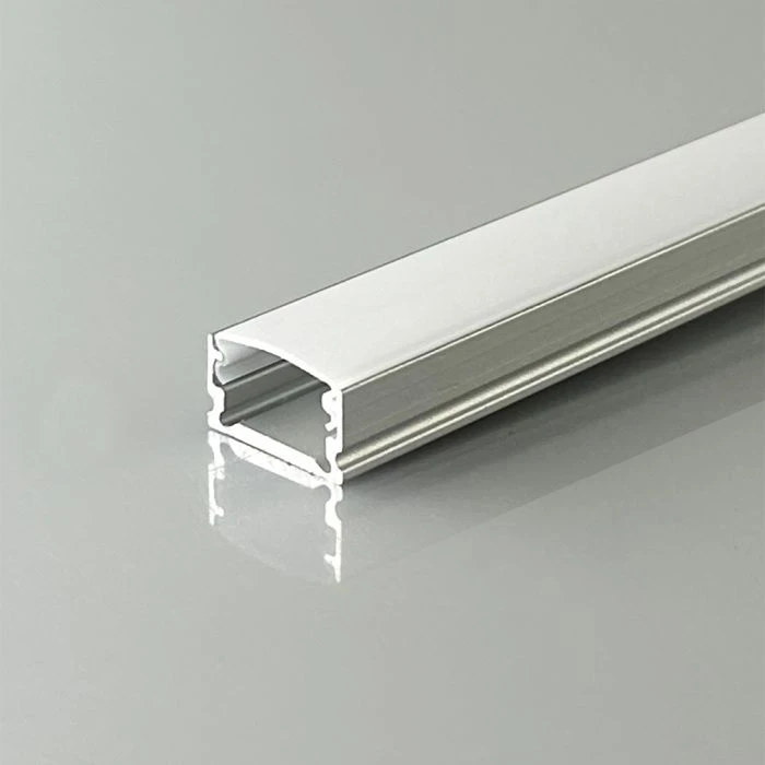 LED paviršinis profilis su dangteliu, sidabro sp., 2000x13.2x7mm