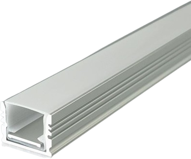 V-tac LED paviršinis profilis su dangteliu, sidabro sp., 2000x17.7x13mm