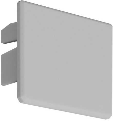 LED profilio 3035-O užbaigimas, pilkas