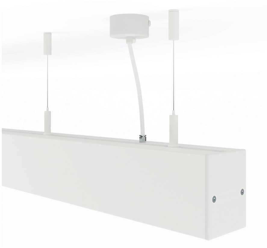 LED profilio laikiklis, baltas