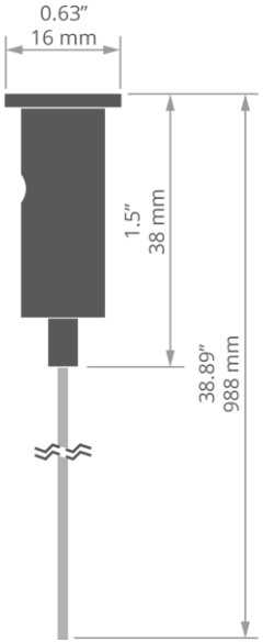 LED profilio pakabinimo rinkinys RG-1, sidabro sp.