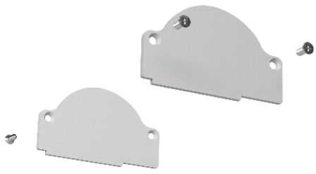 LED profilio PRF170SET užbaigimai, balti, 2vnt.