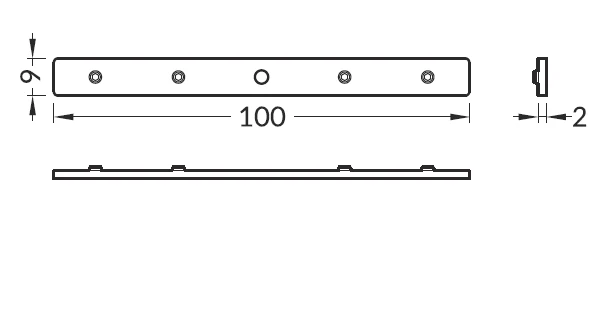 LED profilio tiesus sujungimas Q9