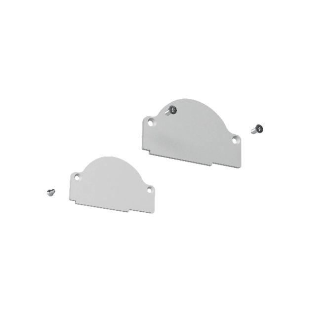 LED profilis PRF170SET, baltas, 3m, su užbaigimais