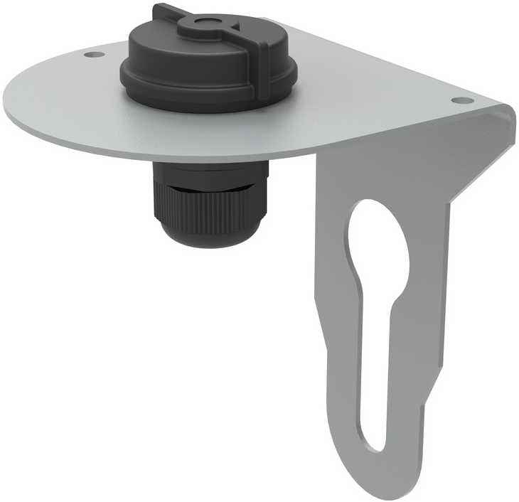 LED prožektoriaus adapteris ZHAGA, šviesaus aliuminio sp., IP66