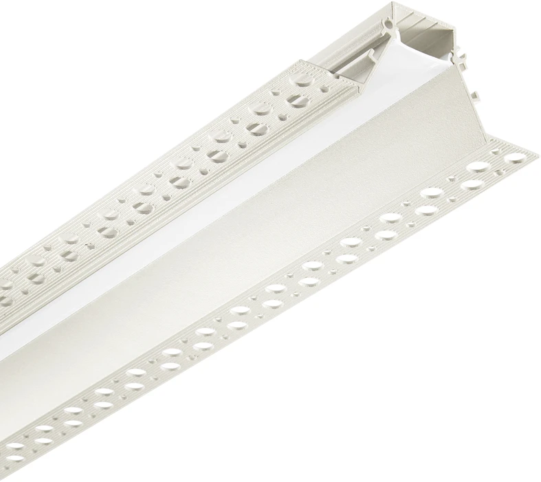 LED užglaistomas profilis WING, baltas, 2m