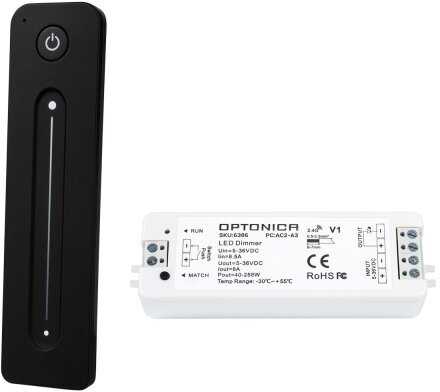 LED valdiklis, 2 kanalų, Bluetooth, RF, rinkinys
