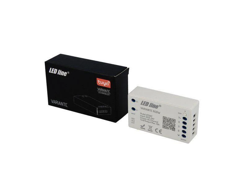 LED valdiklis, 12-24V, 4x4A, RGBW, Wi-Fi TUYA VARIANTE +RF, LED LINE