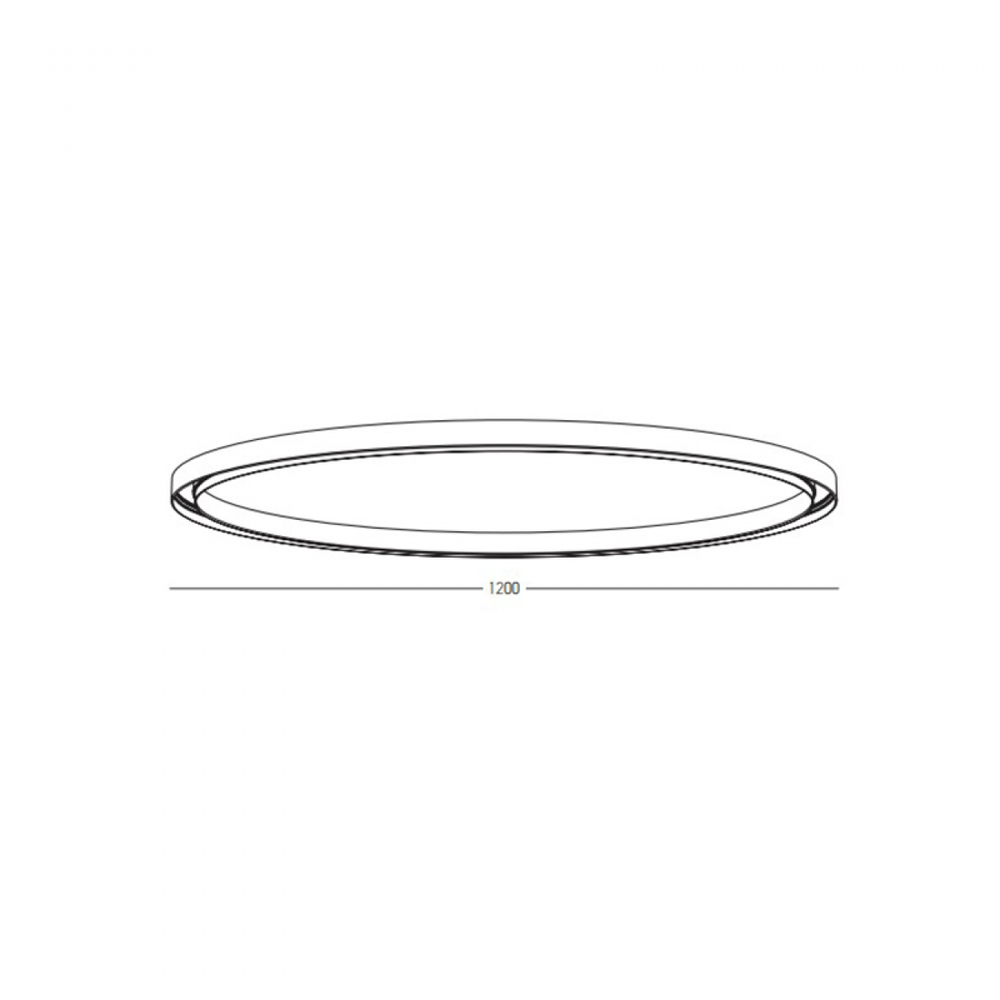 Lenktas paviršinis/pakabinamas magnetinės sistemos ZAMBELIS MAGNETIC bėgelis - žiedas, 48V, juodas, 120cm, 22272